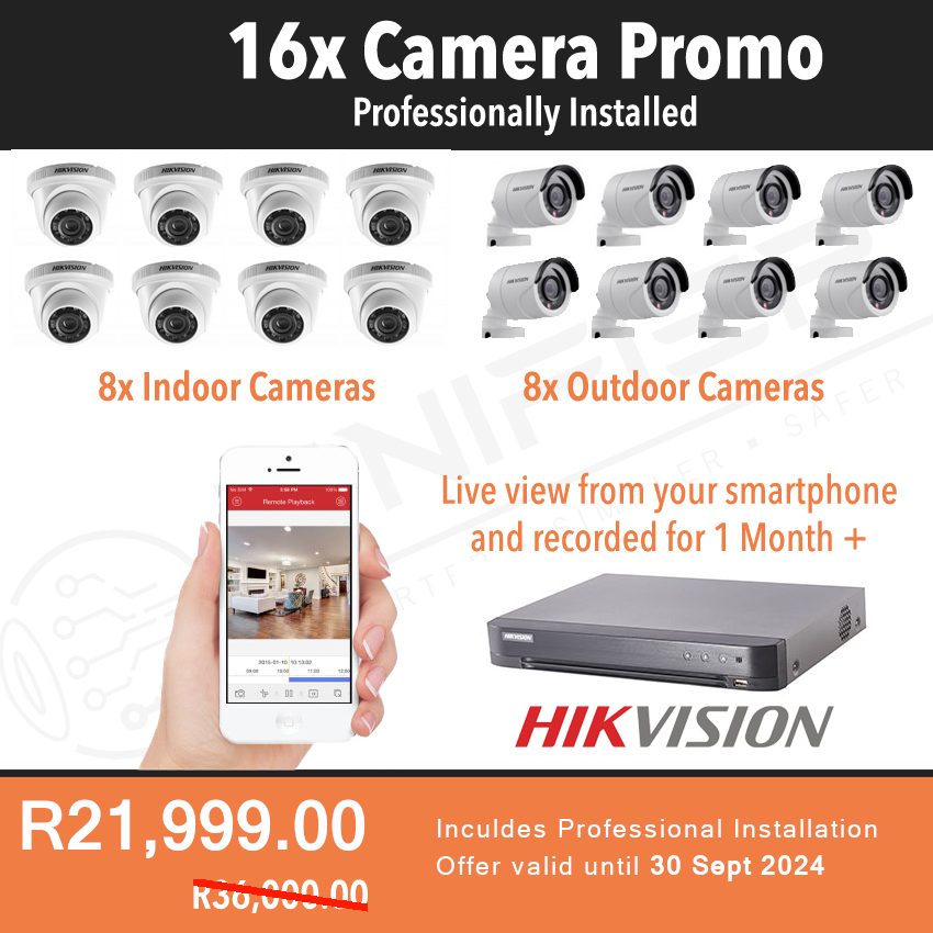 16 cam Hikvision system R21 999